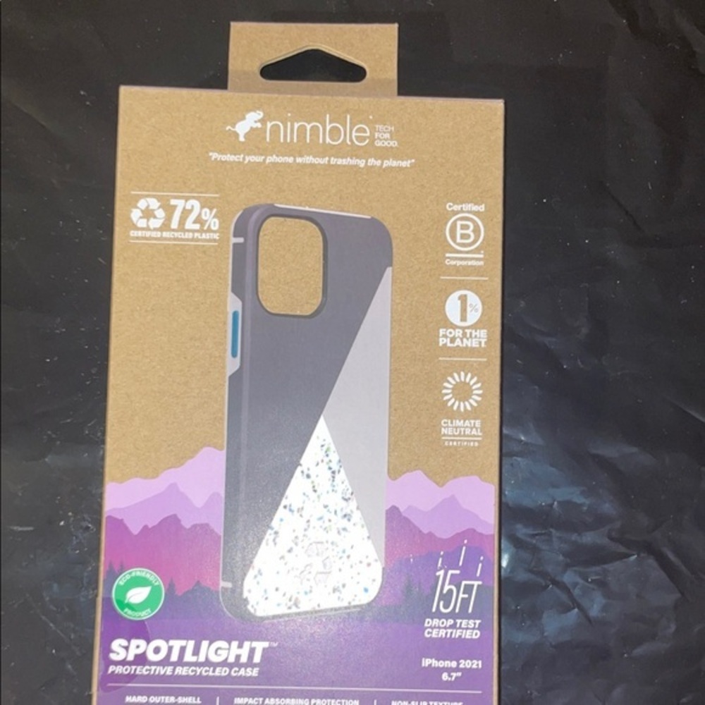 Nimble Activewear Spotlight Case - Black and Gray